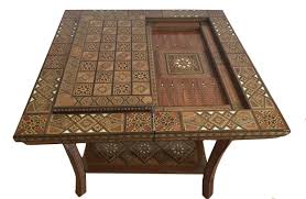Vintage Side Table Poker Table Game Table Cards Table Izobrazitelnoe Iskusstvo Iz Dereva Derevo Izobrazitelnoe Iskusstvo