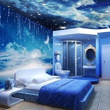 Online Buy Wholesale Ceiling Wallpaper From China Ceiling Wallpaper Wholesalers Space Themed Bedroom Dream Rooms Living Room Murals