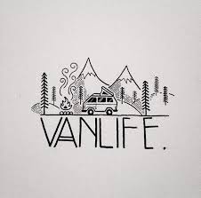 Adventure Travel Van Van Drawing Travel Drawing Easy Drawings
