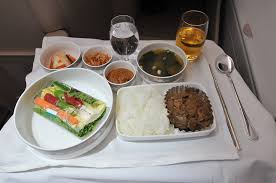 Ssambap In Flight Meal On Business Class In Flight Meal Plane Food Airplane Food