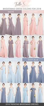 2018 Trending Bridesmaid Dresses With More Than 100 Colors And Styles Bridalparty Bridesmaiddresses 20 Gaun Perempuan Model Pakaian Wanita Model Baju Wanita