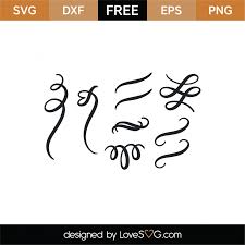 Download Free Swashes And Swirls Svg Cut File Lovesvg Com