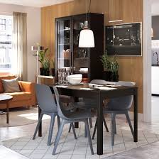 Ekedalen Extendable Table Dark Brown Min Length 47 1 4 Ikea Table Ikea Comfortable Seating
