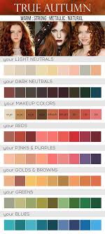 True Autumn Color Palette Deep Autumn Color Palette Soft Autumn Color Palette Fall Color Palette