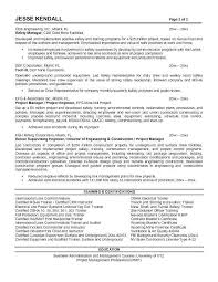 construction superintendent resume