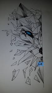 Latest Stuff Of Mine 3d Wolf Drawing Uncategorized Wolf Drawing In 2020 Geometric Drawing Geometric Wolf Geometric Wolf Tattoo