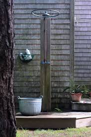 You'll be calmed by the sound of the surf at this classically charming cottage set just 50 yards from campground beach on cape cod bay. Outdoor Showers 20 Ideas For Bathing En Plein Air Gardenista