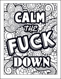 We all say them sometimes. Vulgar Cuss Word Coloring Pages