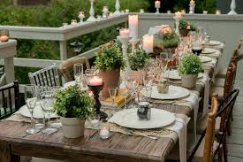 Outdoor dinner party table decorations decorating. Simple Birthday Dinner Table Decoration Ideas Novocom Top