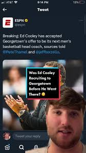 Was Ed Cooley Recruiting to Georgetown Before He Went There? 🧐
