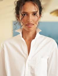 White Button-Up Shirts for Women