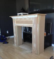 Kaminumrandung Selber Bauen Dekokamin Anleitung Konstruktion Holz Holzplatten Spachteln Schleifen Kaminumrandung Dekokamin Kunstlicher Kamin