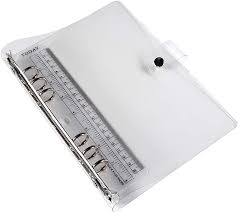 Check spelling or type a new query. Amazon Com Ancicraft A5 6 Ring Binder Cover Clean Transparent Soft Pvc For Refillable Notebook Shell With Snap Closure And 1 Ruler 6 9x9 4inch Office Products