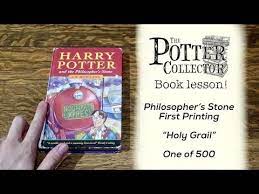 This first book in the harry potter series, harry potter and the sorcerer's stone, welcomes you into the magical world that jk rowling created. How To Spot A First Printing Of Harry Potter And The Philosopher S Stone Book Lesson Youtube