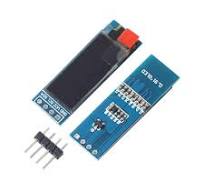 0.91 inch 128x32 I2C IIC Serial OLED LCD Screen DIY Module 4-PIN DC 3.3V 5V  12832 SSD1306 Low Consumption LED Display Compatible with PIC Ar-duino