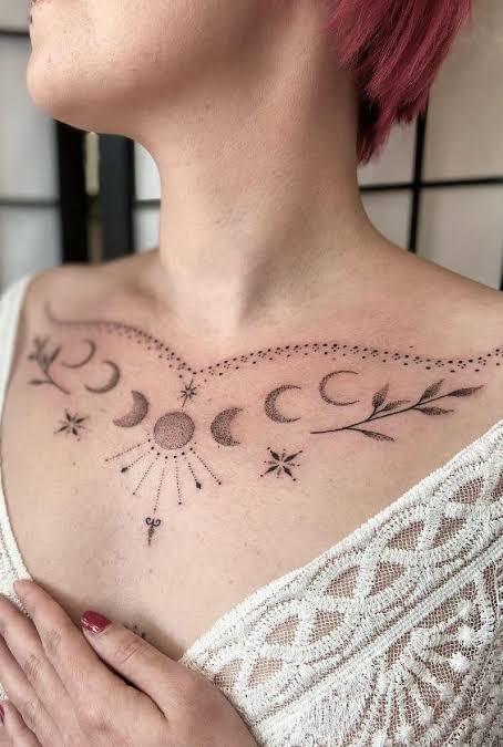 100 Enchanting Moon Phase Tattoos & Meanings - Tattoo Me Now