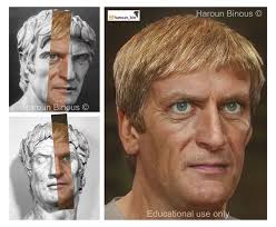 Real Appearances of Roman Emperors with Face Reconstructions