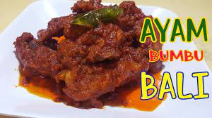 Ayam Bumbu Bali Tanpa Santan Mudah Dan Lezat Youtube