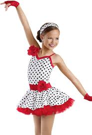 Black And White Striped Dance Costume Costume Idea Black And White Polka Dots With Red Tulle Dance Outfits Jazz Costumes Dance Dresses