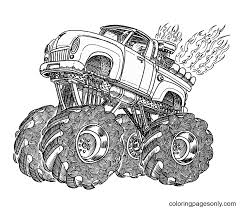 Add these free printable science worksheets and coloring pages to your homeschool day to reinforce science knowledge and to add variety and fun. Monster Truck Free Printable Coloring Pages Monster Truck Coloring Pages Coloring Pages For Kids And Adults