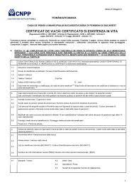 Drumul taberei, nr.18, sector 6, cod postal: Certificato Di Esistenza In Vita Casa De Pensii A Municipiului Bucuresti