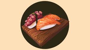 Handpainted Nigiri Sushi Combo By Curlscurly Nigiri Sushi Studying Food Sushi