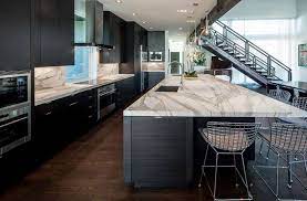 Gallery featuring rustic kitchen cabinets including finishes, door styles, hardware, color & matching ideas. Beautiful Black Kitchen Cabinets Design Ideas Designing Idea