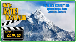 Everest Expedition Clip Khumbu Icefall Jason Crossing A Crevasse Youtube