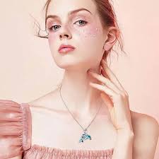 TOUPOP Dolphin Gifts for Women Sterling Silver Crystal Dolphin Jewelry  Birthd...