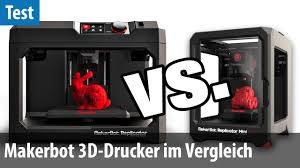Makerbot Replicator Vs Replicator Mini 3d Drucker Im Vergleichs Test Deutsch German Youtube