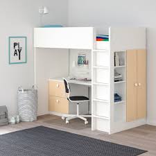ikea stuva folja hochbettkombination 2 schublade 2 turen weiss birke loft betten ikea loft betten fur kleine raume