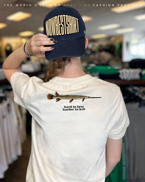 Hard to Love Harder to Kill Gar Fish fishing T-Shirt, hoodie, sweatshirt &  apparel