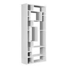 72-in x 31.5-in x 11.75-in White Bookcase Monarch