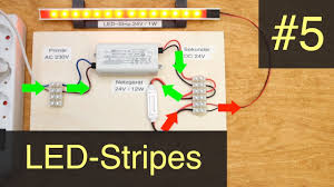 Led Stripes 5 Schalten Und Dimmen Youtube