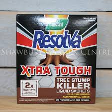 Tree stumps can be an unsightly part of a garden or landscape, taking up valuable space which could be used for a flat surface, such as grass or a flowerbed. Westland Resolva Xtra Tough Tree Stump Killer