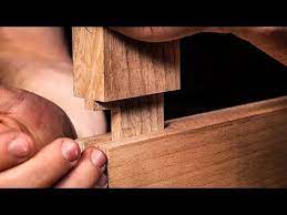 This joint will never loosen! How To Cut A Mortice And Tenon Joint By Hand Youtube