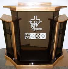 Wing Style Acrylic Church Pulpits Podiums And Lecterns Church Pulpit Church Decor Podium Design