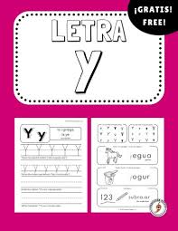 Der buchstabe ye (y) kann ein konsonant oder ein vokal sein: Free Spanish Letter Y Worksheet Professor Pepper