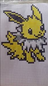 Voltali Pixel Art Pokemon Coloriage Pixel Art Dessin Pixel