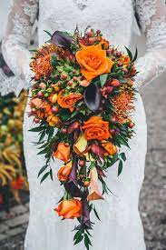 Maybe you would like to learn more about one of these? 27 Gorgeous Cascading Wedding Bouquets See More Http Www Weddingforward Com Cascading Wed Fall Wedding Flowers Cheap Wedding Flowers Fall Wedding Bouquets