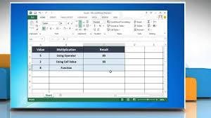 Multiply In Excel X Y Return In 2020 Excel Shortcuts Multiplication Excel