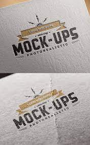 30 Mockup Desain Logo Gratis Download File Photoshop Free Logo Mockup Logo Mockup Paper Logo