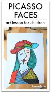 With a printable picasso drawing guide and face templates, this picasso art project is made easy for kids and teachers! Pablo Picasso Faces Art Lesson For Children Nurturestore