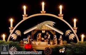 Candle Arch Nativity Natural Electric 66 36 Cm 26 14in By Knuth Neuber