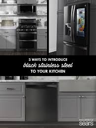 black stainless steel to your kitchen