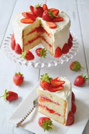 Recette De Layer Cake Fraises Citron Recette Recette Gateau Fraise Gateaux Et Desserts Gateau Fraise