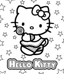 Everyone's favorite cat will help people take care of their own virtual pet. Hello Kitty Free Coloring Pages Coloring Pages