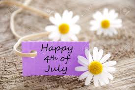 Maybe you would like to learn more about one of these? A Purple Label With Happy 4th Of July And White Flowers Stock Photo Picture And Royalty Free Image Image 28382122