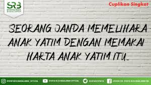 Hidup diorang tidak pernah tenteram. Seorang Janda Memelihara Anak Yatim Dengan Memakai Harta Anak Yatim Itu Youtube