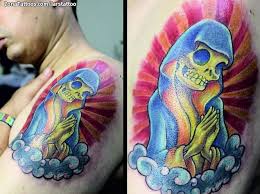 Mondays mean more devotions to la santa muerte. Tattoos And Tattoo Flash Santa Muerte